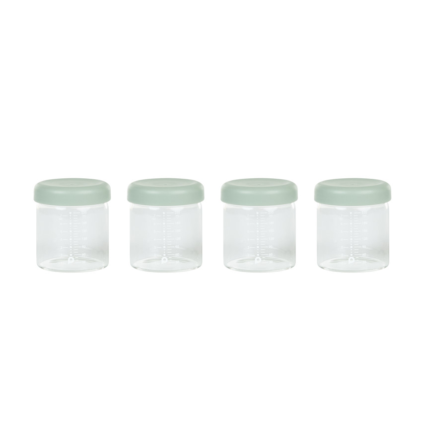 Juego de 4 tarros de conservación de vidrio - 220 ml 