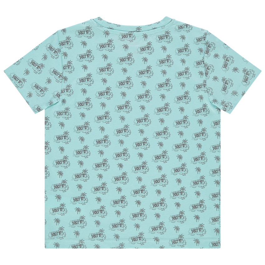 camiseta estampada con palmeras 