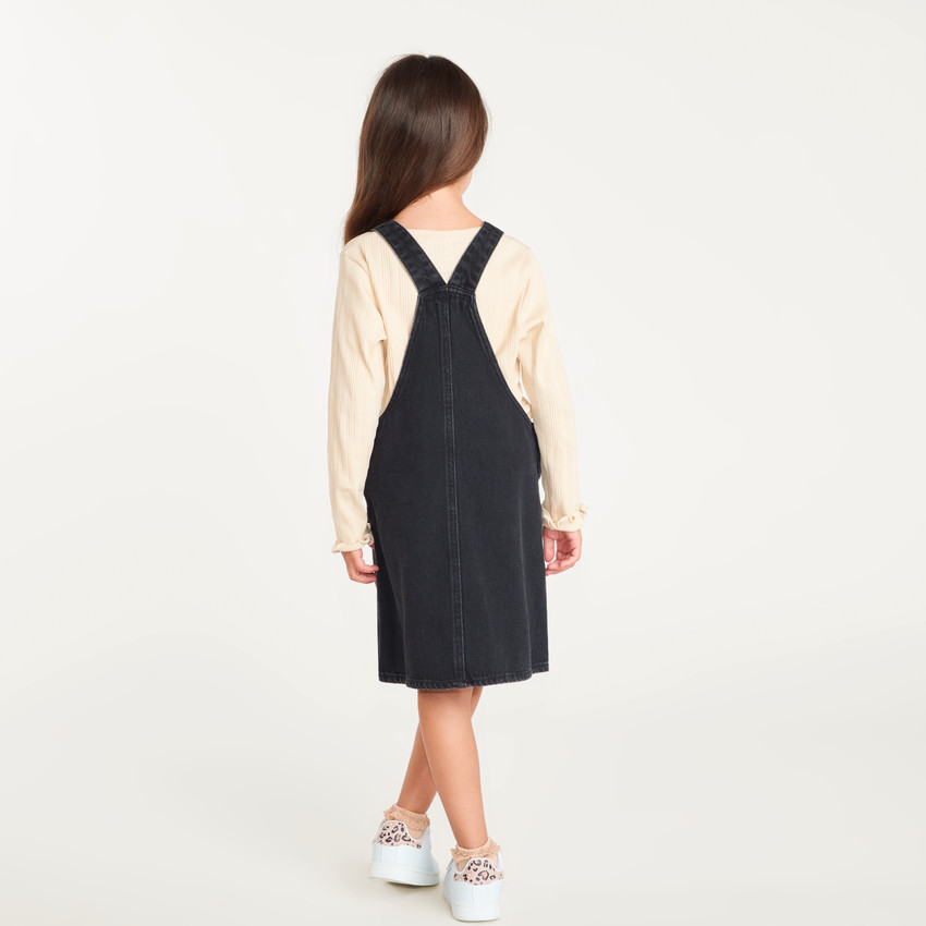 Ropa de mezclilla en forma de vestido niña 