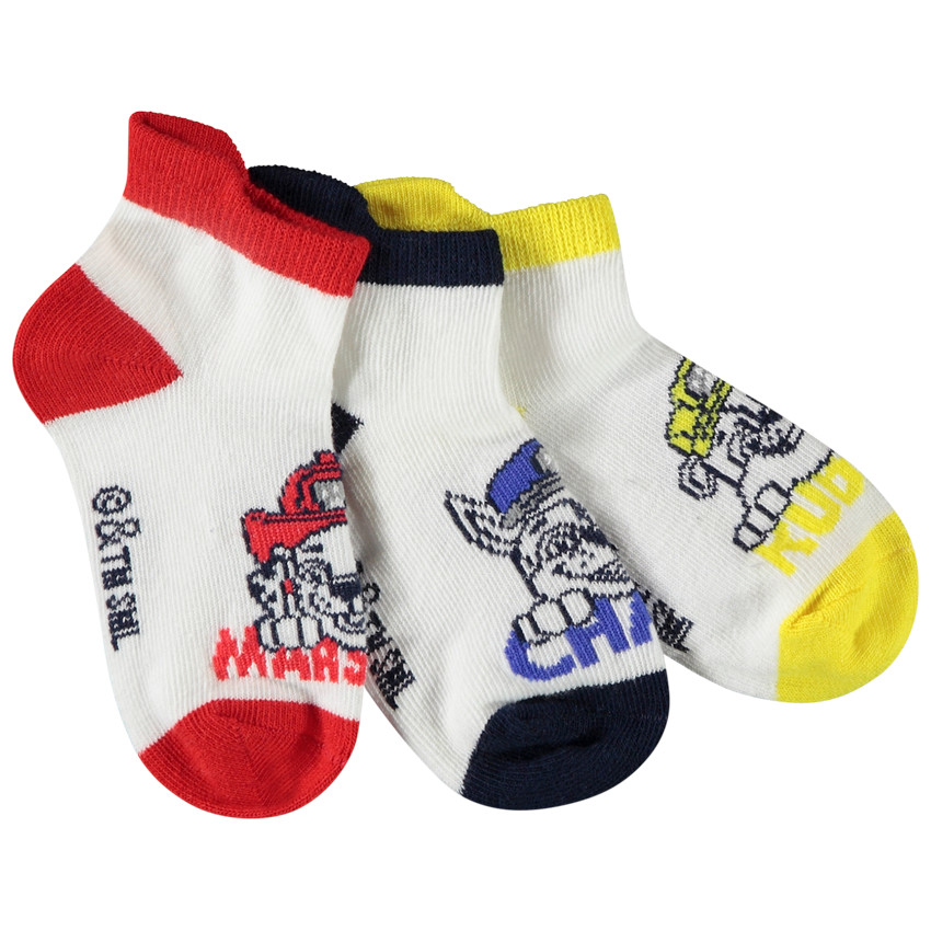 Lote de 3 pares de calcetines Patrulla Canina para bebé niño  Additional Lote de 3 pares de calcetines Patrulla Canina para bebé niño