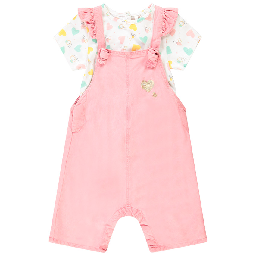 Conjunto peto y camiseta manga corta 