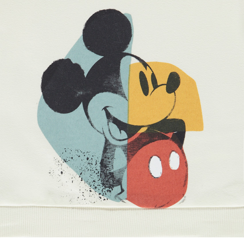 Ensemble en molleton gratté sweat print Mickey Disney + jogging pour bébé garçon Main Ensemble en molleton gratté sweat print Mickey Disney + jogging pour bébé garçon