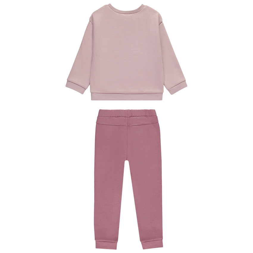 Conjunto de chándal con estampado brillante para niña bebé 