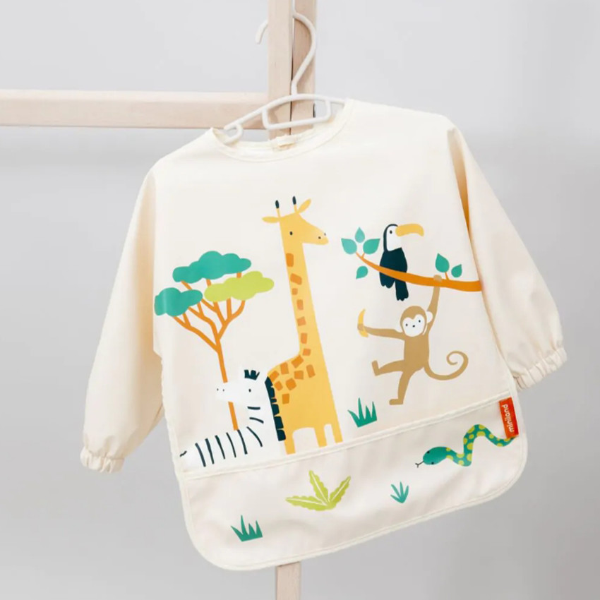 Babero con mangas Jungle 