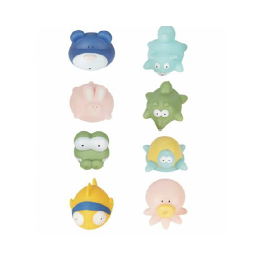 Badabulle 8 juguetes de baño rigolos splash 