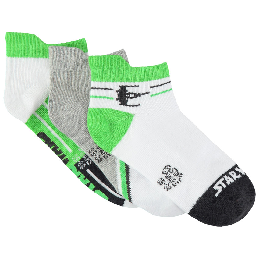 Pack de 3 pares de calcetines cortos de Star Wars 
