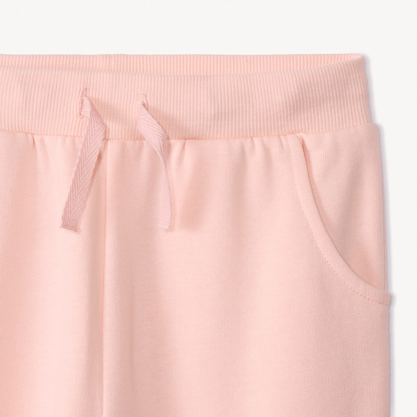 Conjunto de chándal con bordado floral para niña 