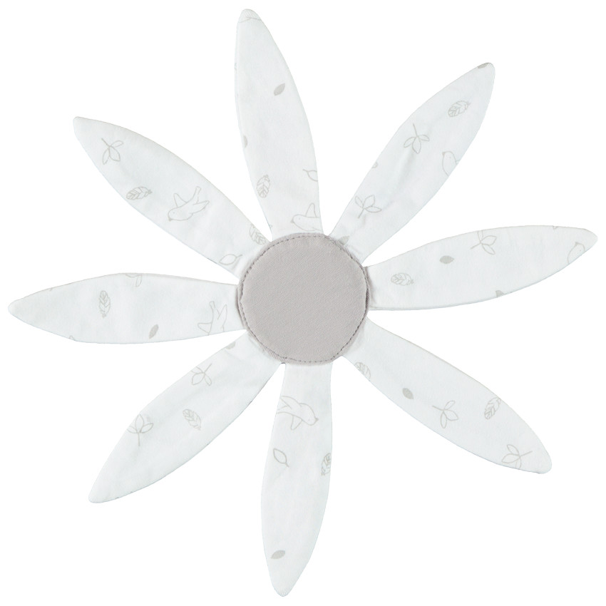 Doudou plano especial para bebés prematuros con diseño de flor 