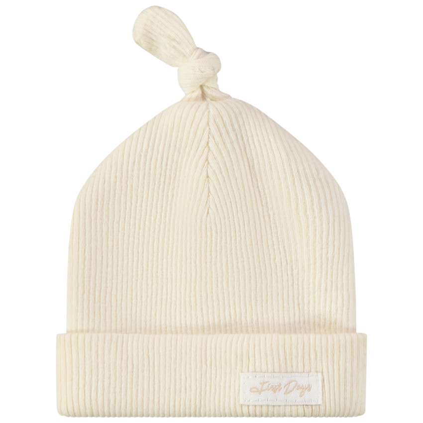 Gorro de punto acanalado con nudo para bebé niña  Additional Gorro de punto acanalado con nudo para bebé niña