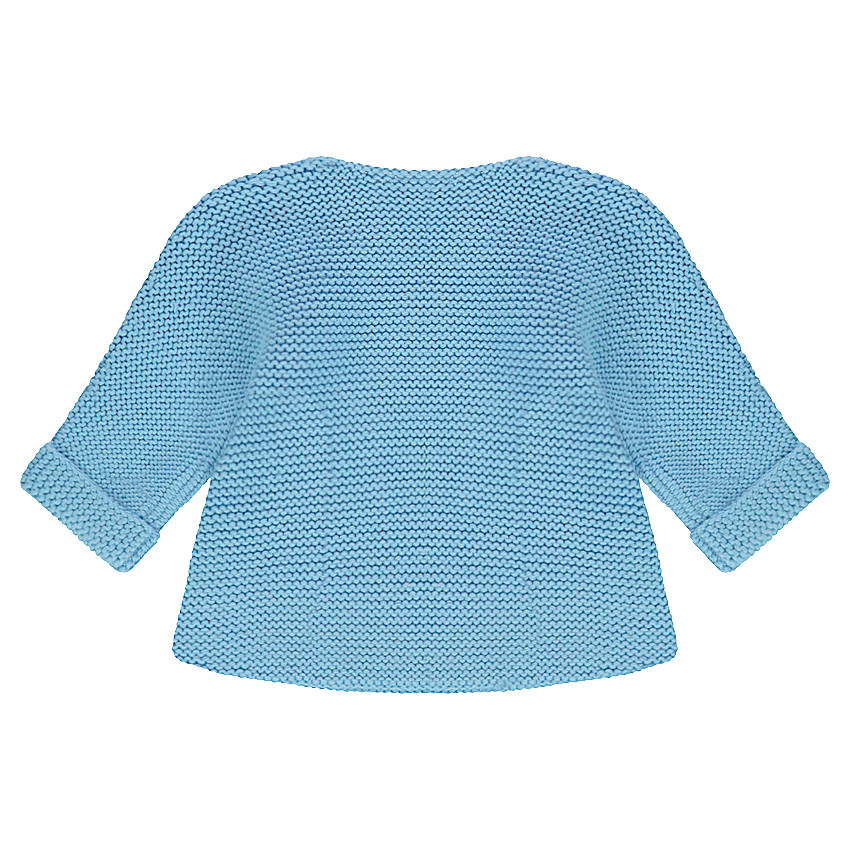 Camisita para recién nacido de punto con etiqueta de tela 