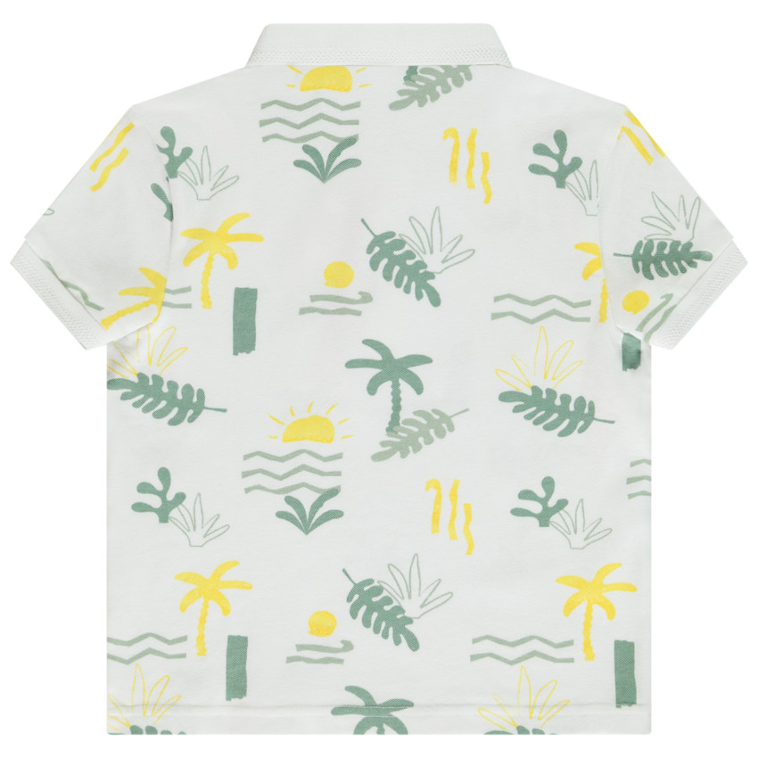 Polo manga corta estampado arty fantasía para niño 