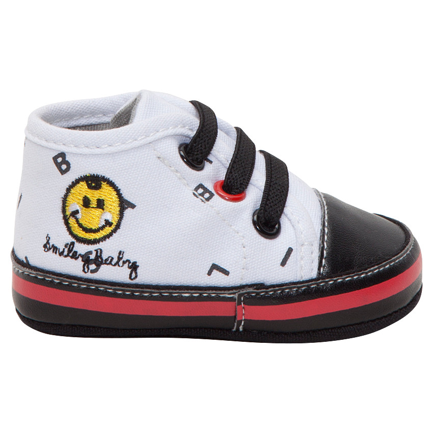 Zapatillas deportivas altas de tela ©Smiley Baby 