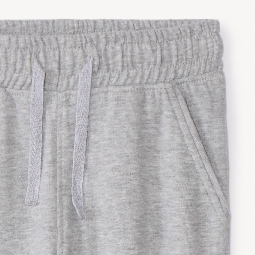 Pantalón jogging de felpa lisa para niña 