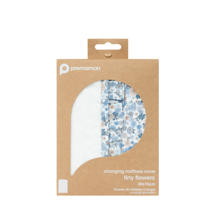 Funda de cambiador de esponja - Flores Pequeñas 