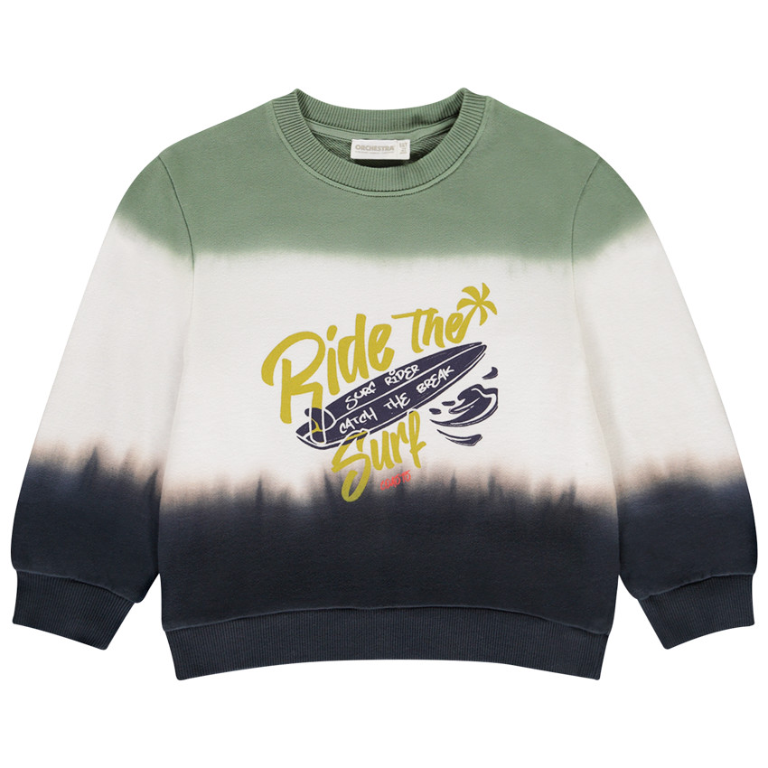 Sudadera de felpa efecto "tie & dye" para niño 
