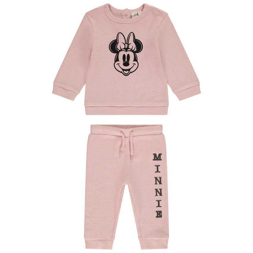 Ensemble jogging en nid d abeille Minnie Disney pour bebe fille Orchestra
