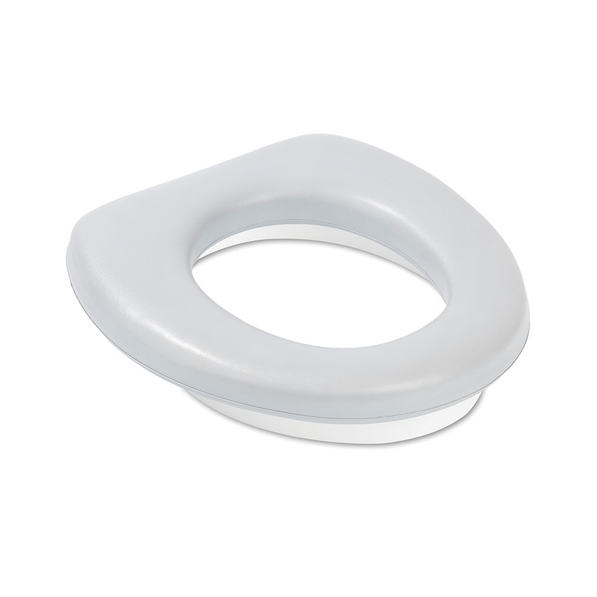 Reductor wc acolchado - Blanco/Gris 