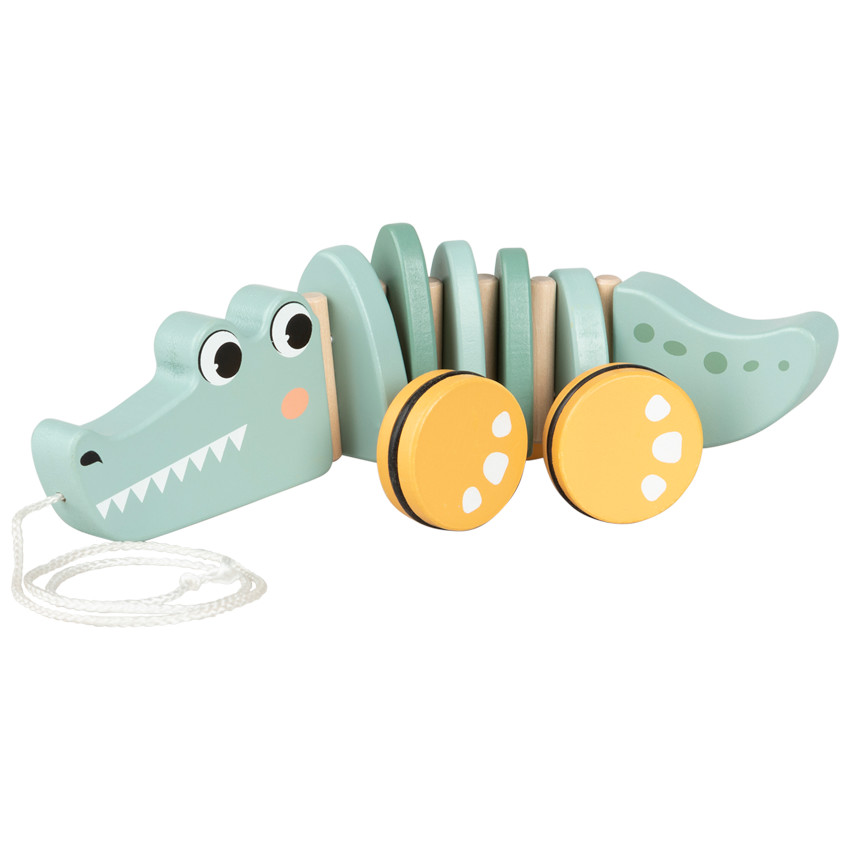 Cocodrilo de arrastre multicolor 