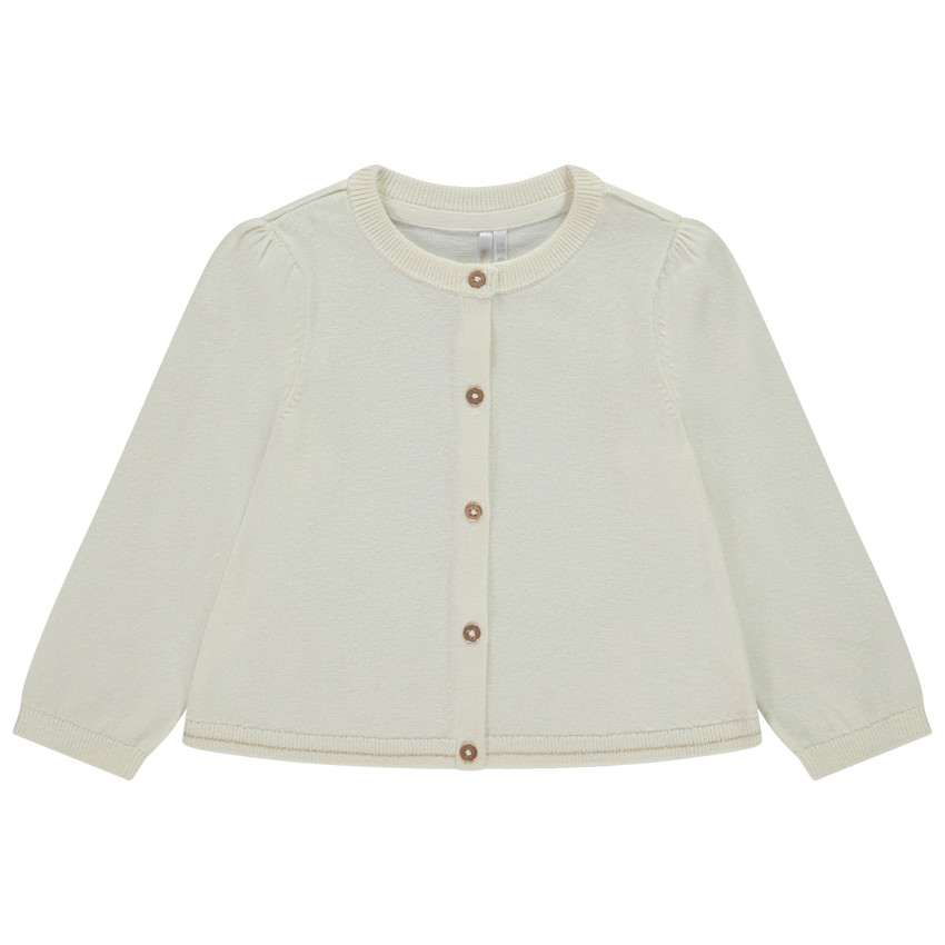 Chaqueta de punto liso para bebé niña  Additional Chaqueta de punto liso para bebé niña