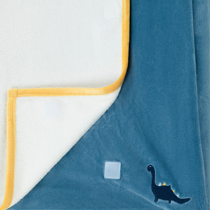 Funda para colchón de cambiador en poliéster Mes amis les dinos 