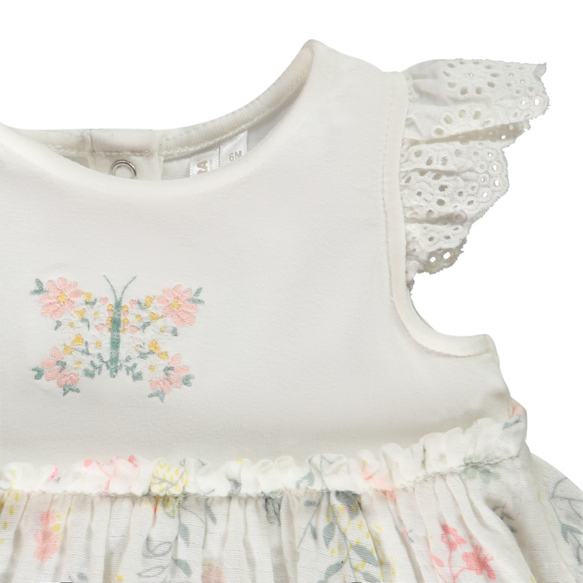 Conjunto 2 piezas estampado floral para bebé niña 