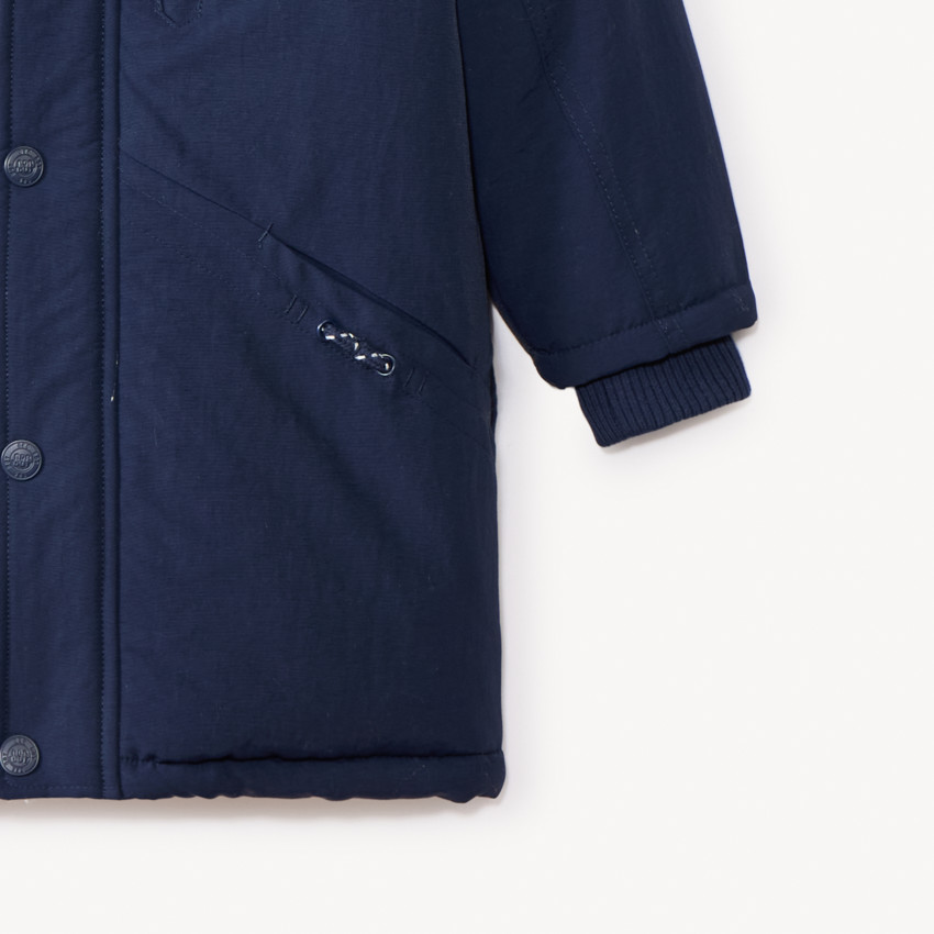 Parka con capucha y pelo sintético desmontable para niño  Additional Parka con capucha y pelo sintético desmontable para niño