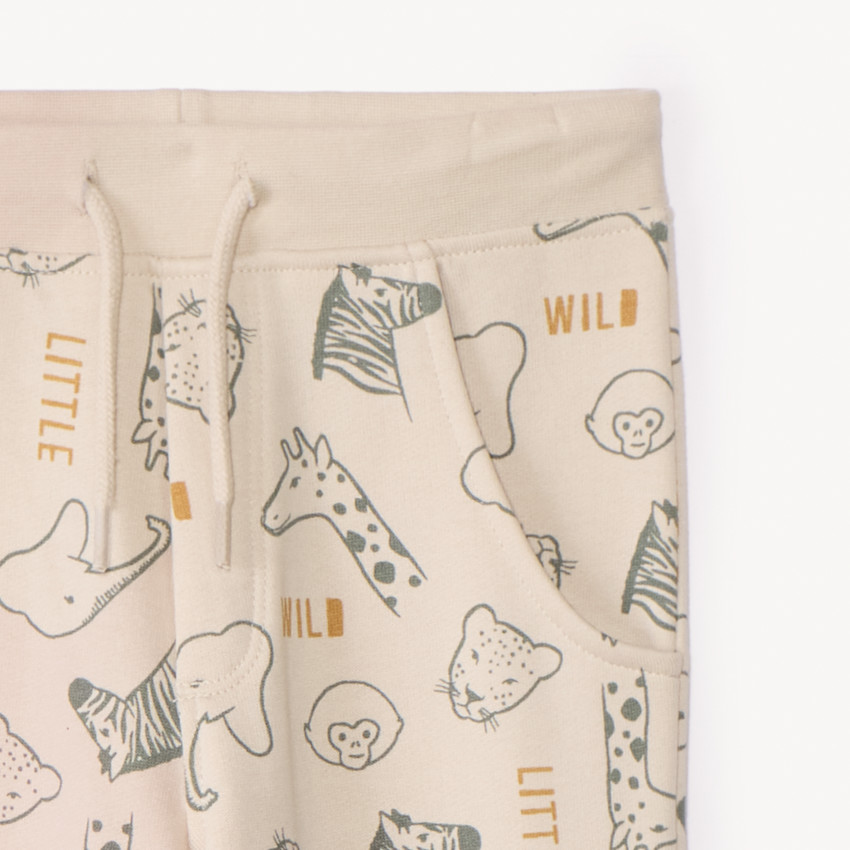 Pantalon de jogging imprimé savane pour bébé garçon  