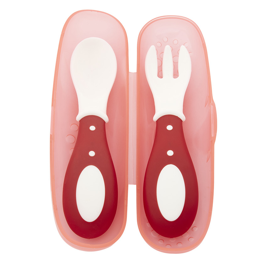 Lote de 2 cubiertos nómadas Yummix rosa 