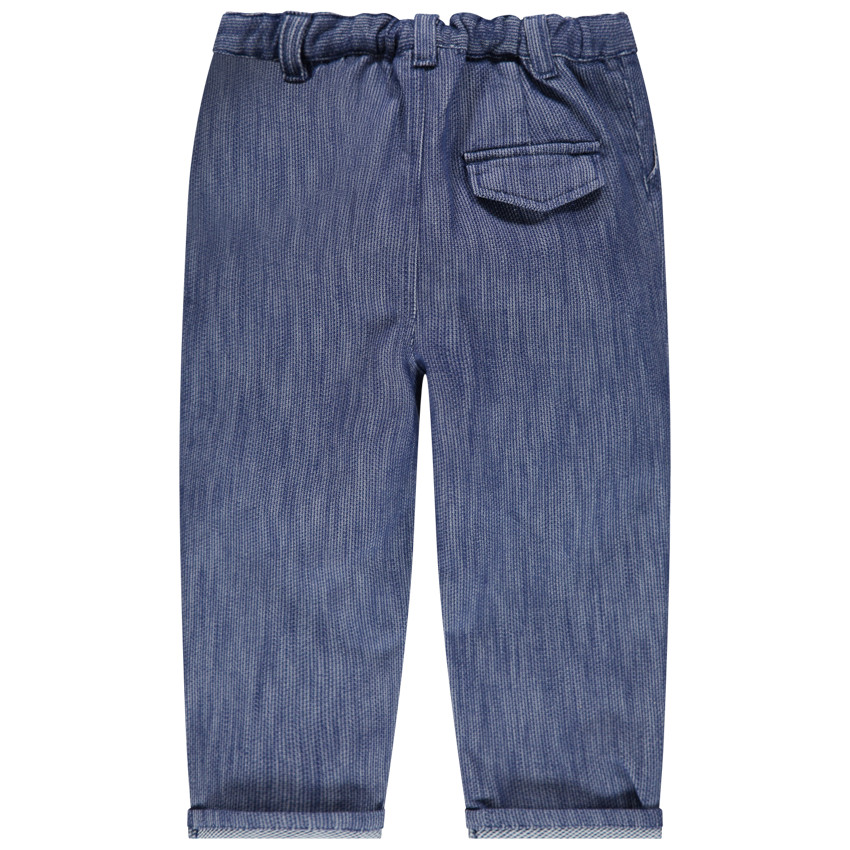 Pantalón de punto jaspeado con vaquero con bolsillos  Additional Pantalón de punto jaspeado con vaquero con bolsillos