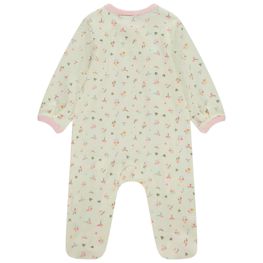 Lote de 2 peleles florales para bebé niña con aperturas diferentes según la edad 