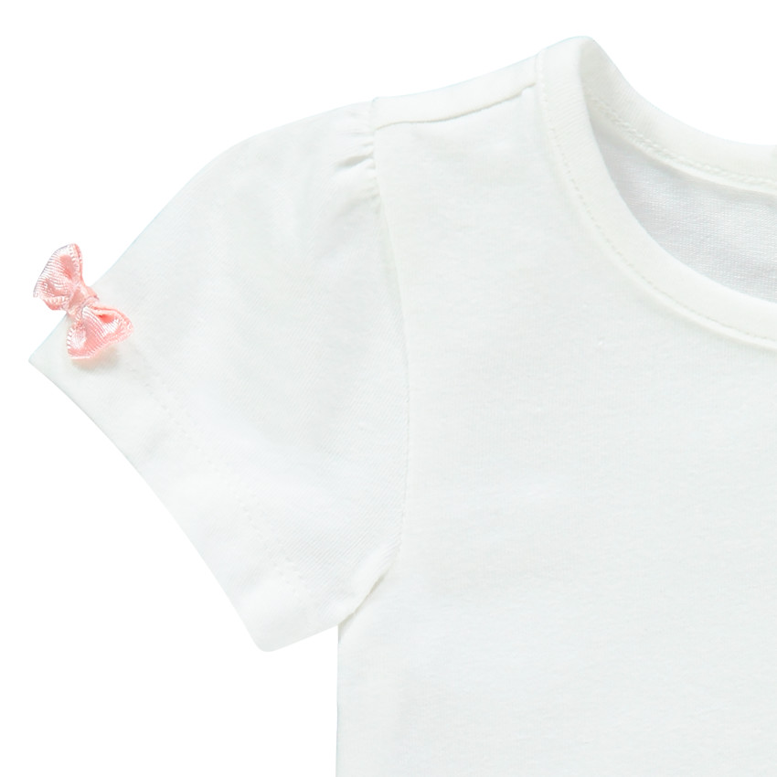 Body manga corta con lacitos 