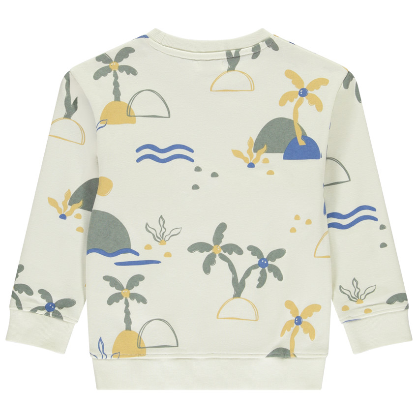 Sudadera de felpa estampada islas para niño 