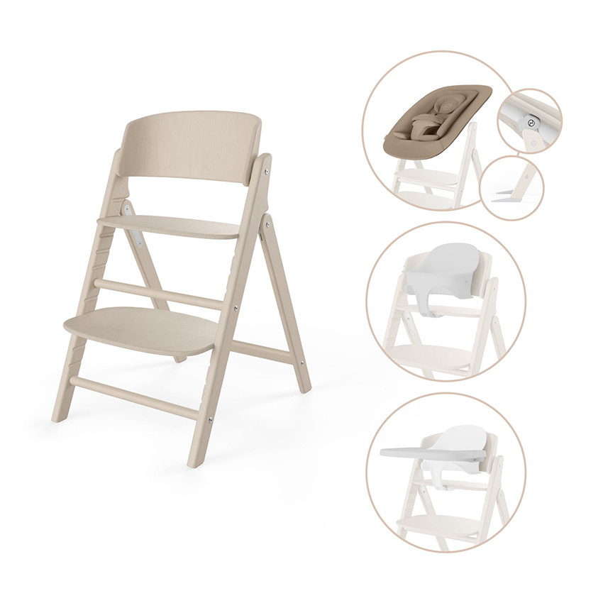 Trona evolutiva Click & Fold 4 en 1 All Natural Light 