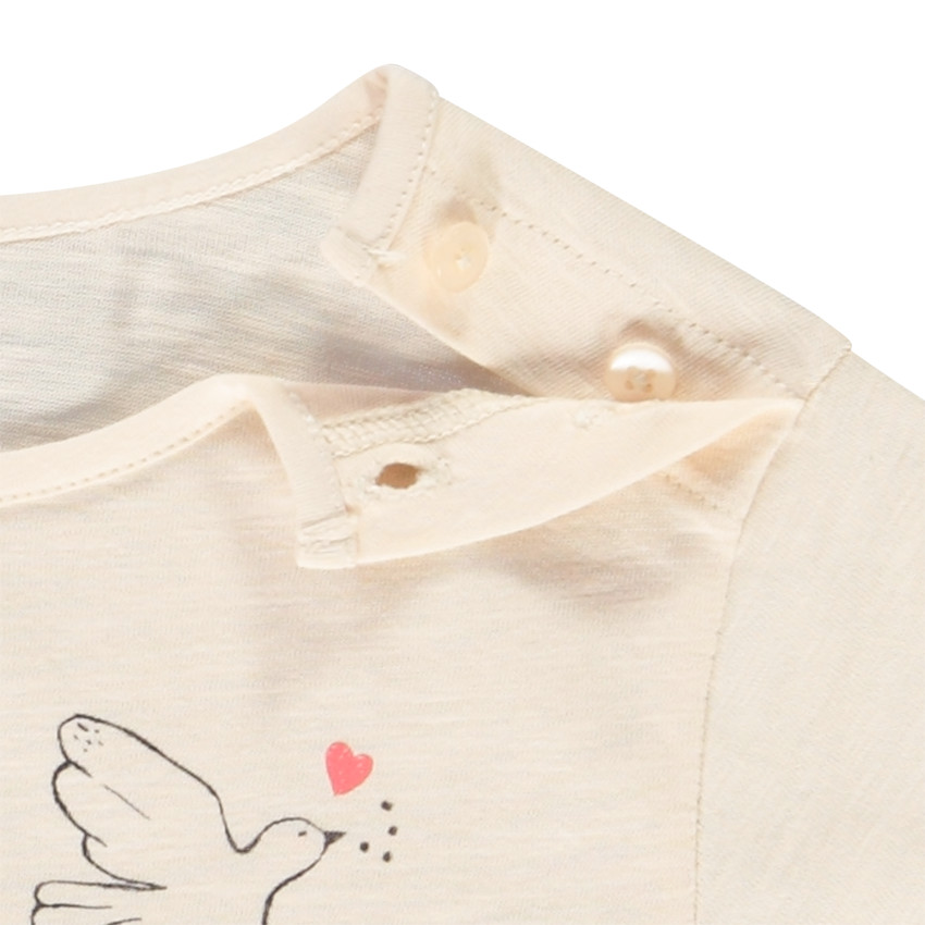 T-shirt manches longues print fantaisie pour fille Main T-shirt manches longues print fantaisie pour fille