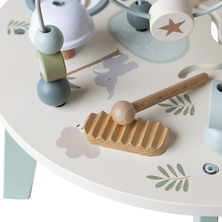 Mesa de actividades de madera Little Savane para niños a partir de 18 meses 