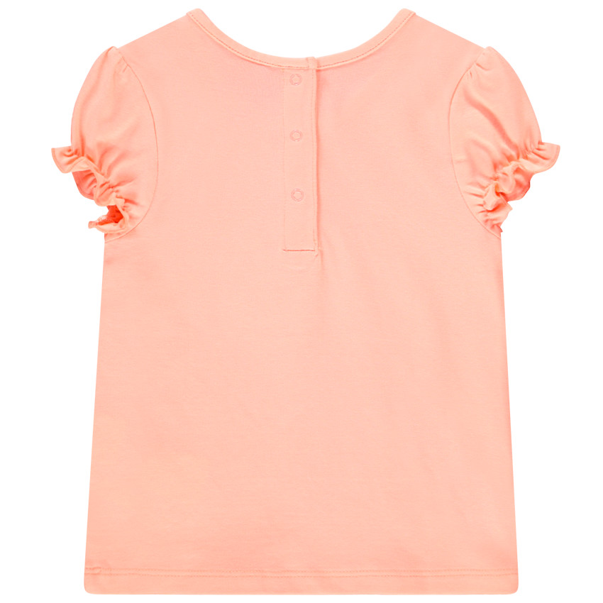 Camiseta de manga corta con volantes de algodón para bebé niña  Additional Camiseta de manga corta con volantes de algodón para bebé niña