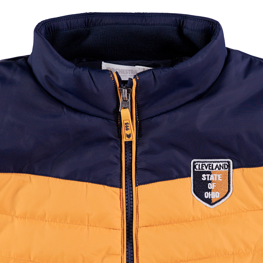 Júnior - Anorak sin mangas con efecto acolchado. 