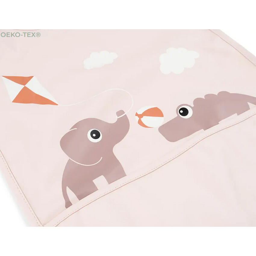 Babero cierre velcro Playground rosa 