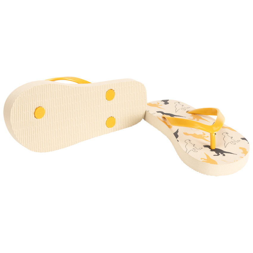 Chanclas estampado T-Rex para niño con tira según la edad 