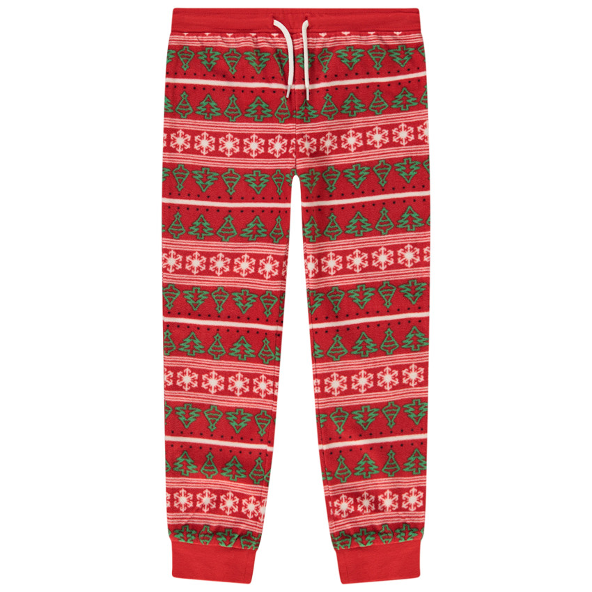 Conjunto de pijama polar con motivos navideños para niños  Additional Conjunto de pijama polar con motivos navideños para niños