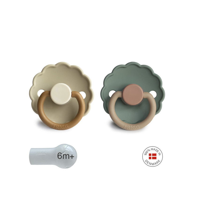 PACK 2 CHUPETES SILICONA DAISY DESERT/WILLOW 6+ 