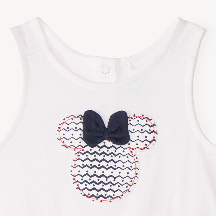 Conjunto de camiseta sin mangas + short de fantasía de Minnie Disney para bebé niña 