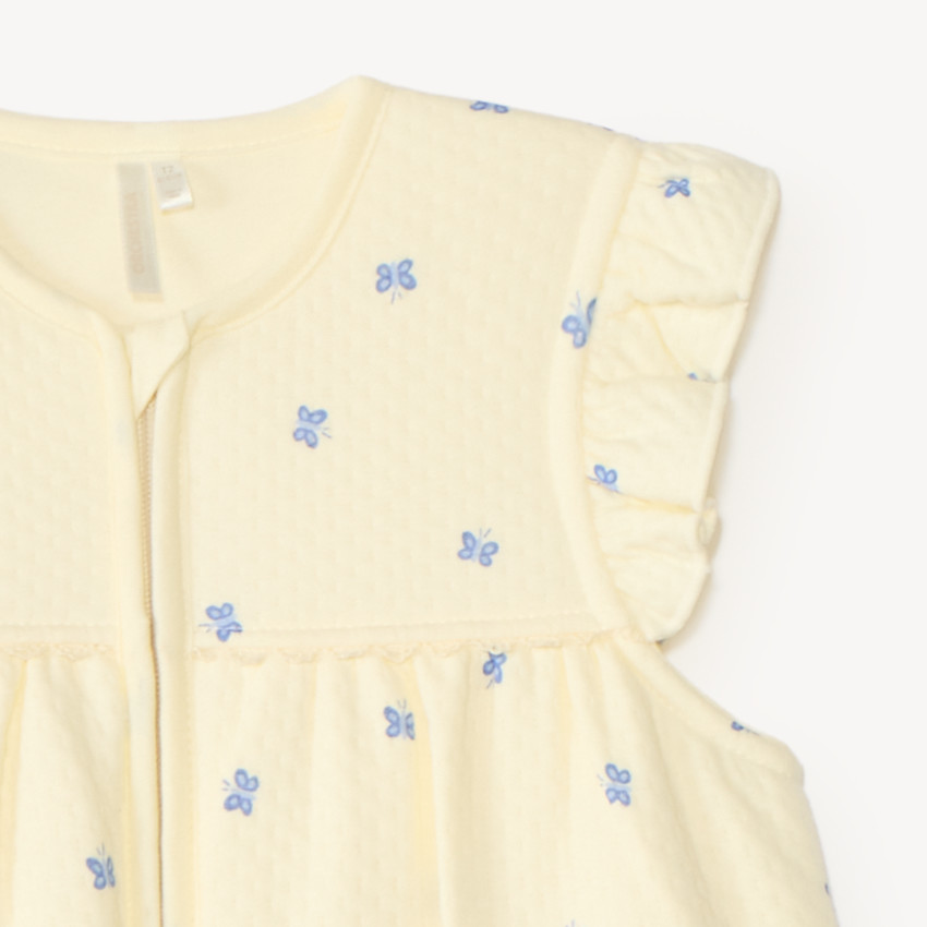 Saco de dormir sin mangas con estampado de mariposas TOG 3 para niña bebé 