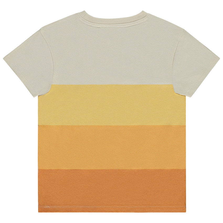 Camiseta manga corta colorida con estampado de Mickey para niño 