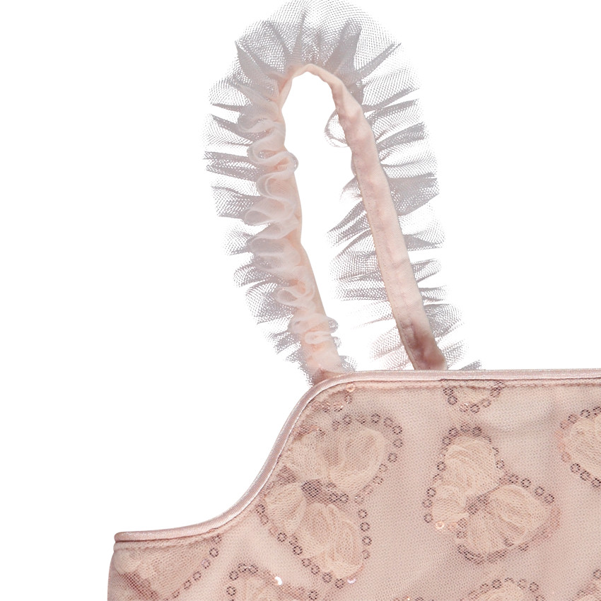 Conjunto 2 piezas con túnica mariposas para bebé niña 