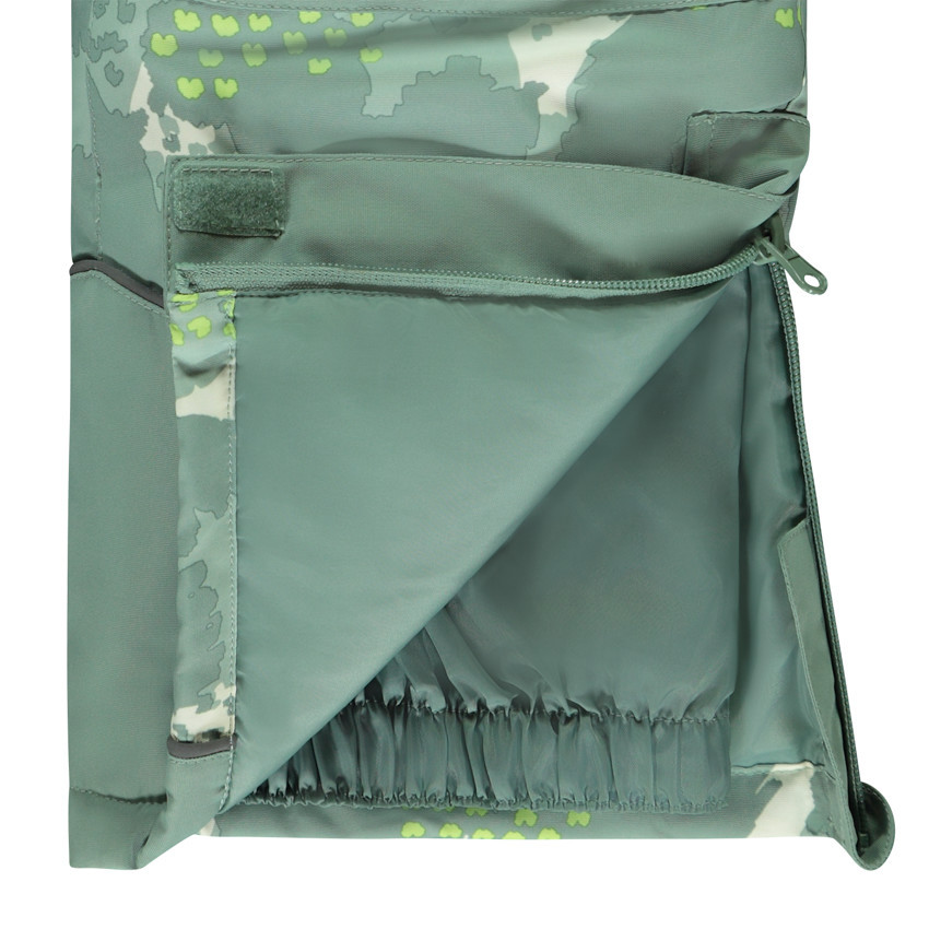 Pantalón de esquí estampado con tirantes desmontables para niño 