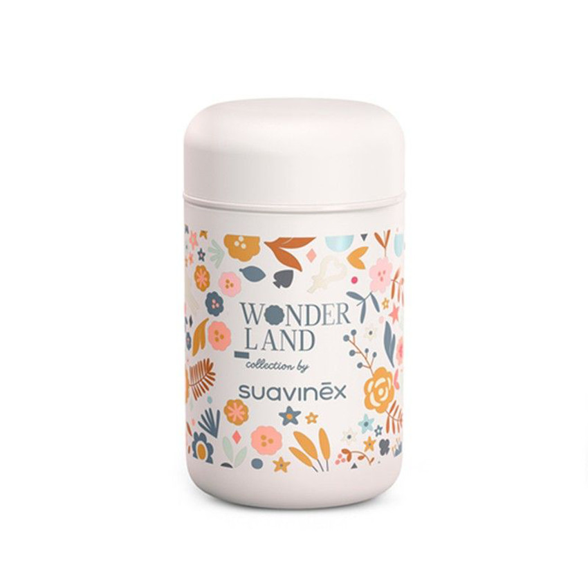 Termo papillas bebé 400ml Wonderland liberty beige 