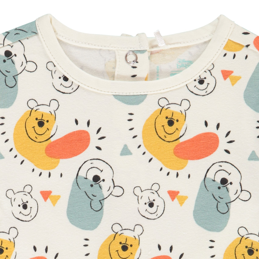 Ensemble salopette + t-shirt imprimé Winnie l'Ourson Disney pour bébé garçon 