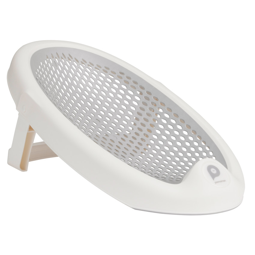 Hamaca de baño plegable de silicona gris/blanco 