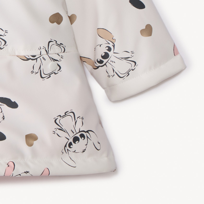 Parka gomme Stitch Disney pour bébé fille 